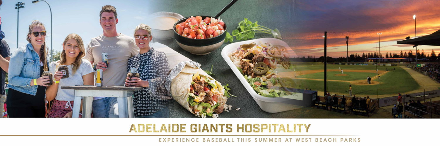 Adelaide Giants Hospitality Home Banner 2020