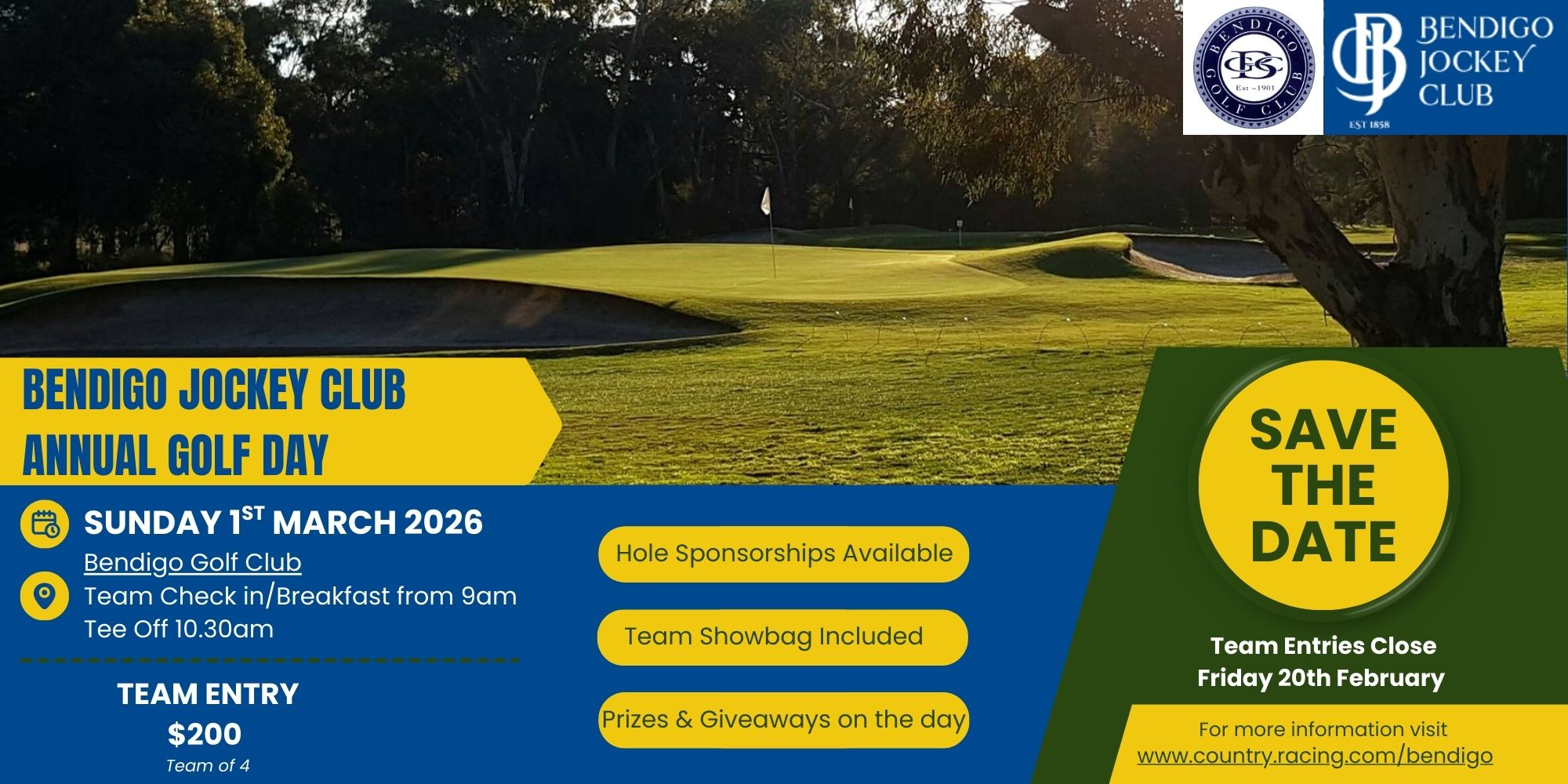 Bendigo | Members Golf Day | Bendigo | Members Golf Day | 2025-2026 Thumbnail