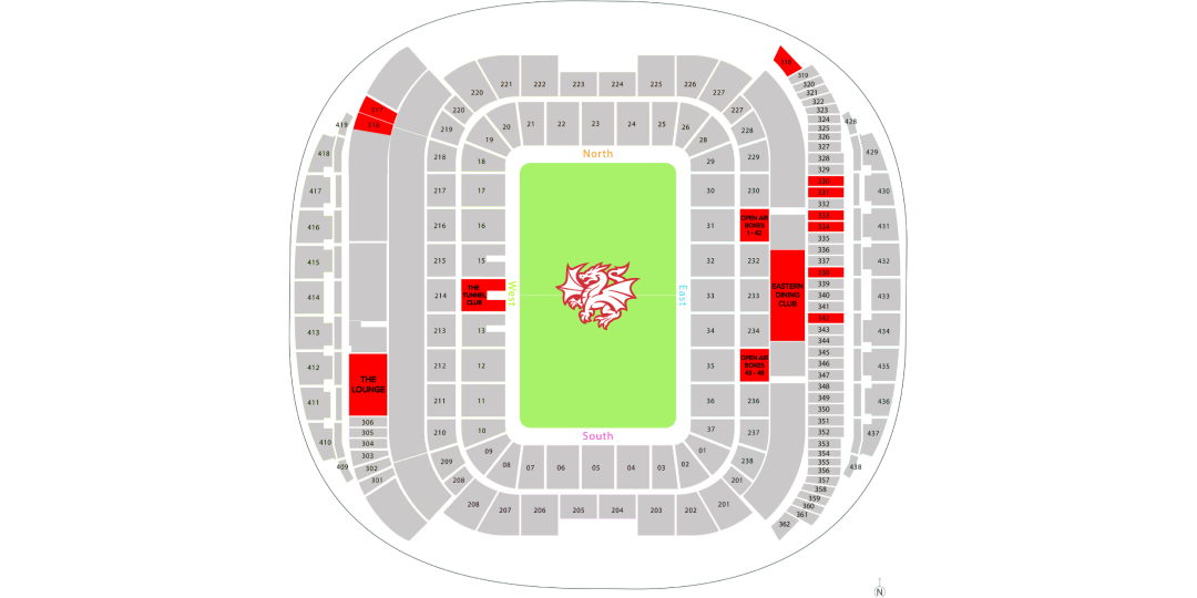 Allianz Map - Private Suites