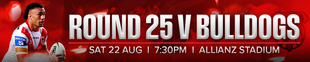 Round 25 v Bulldogs