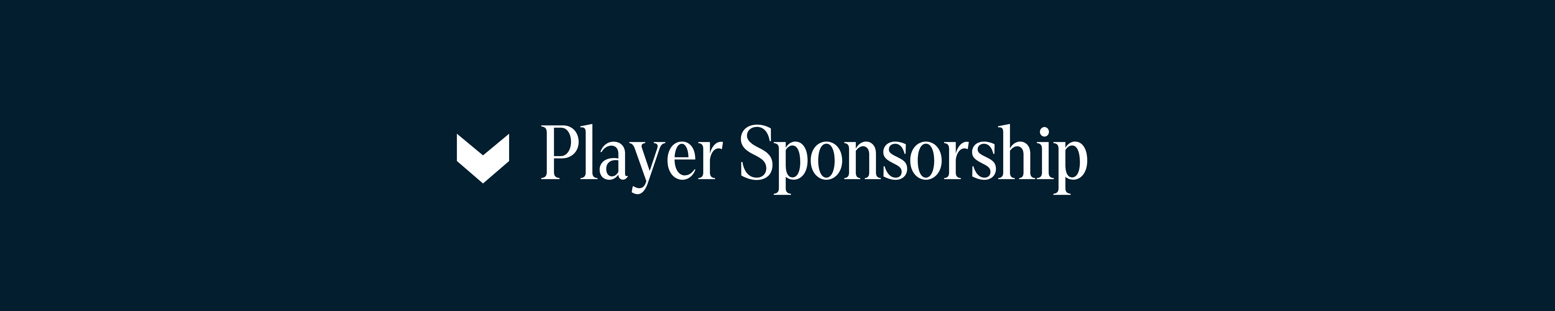 Player sponsorship Banner