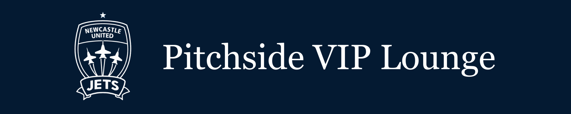 Pitchside VIP Lounge Banner