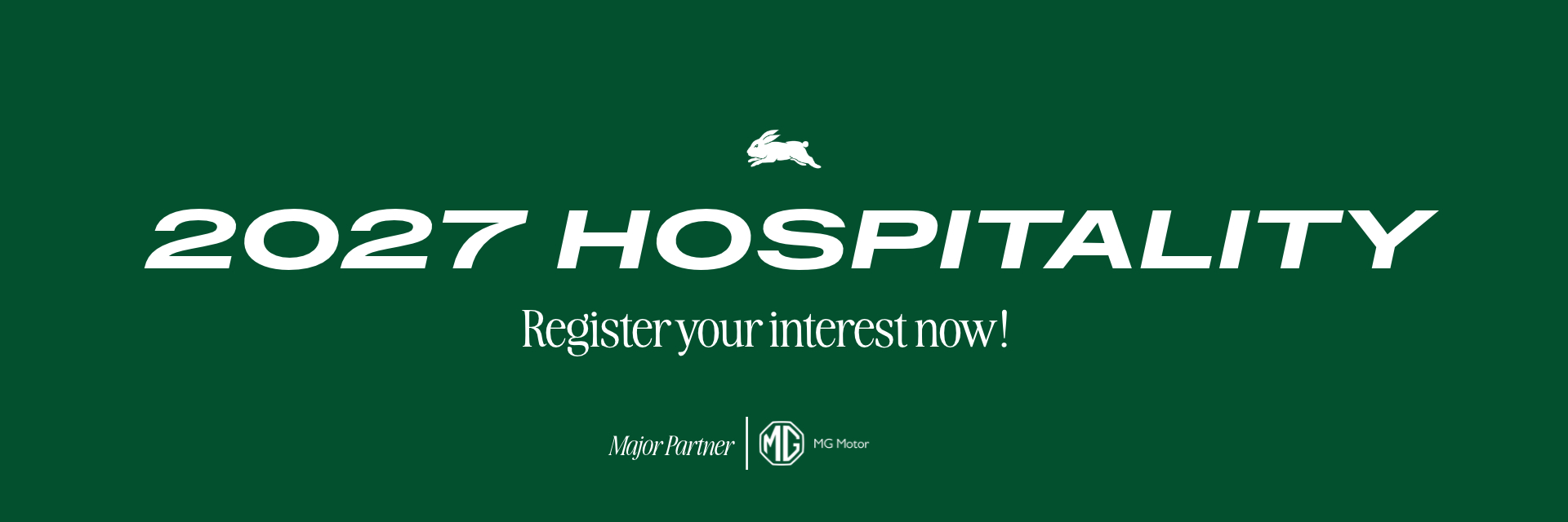 Welcome - 2027 Hospo EOIs