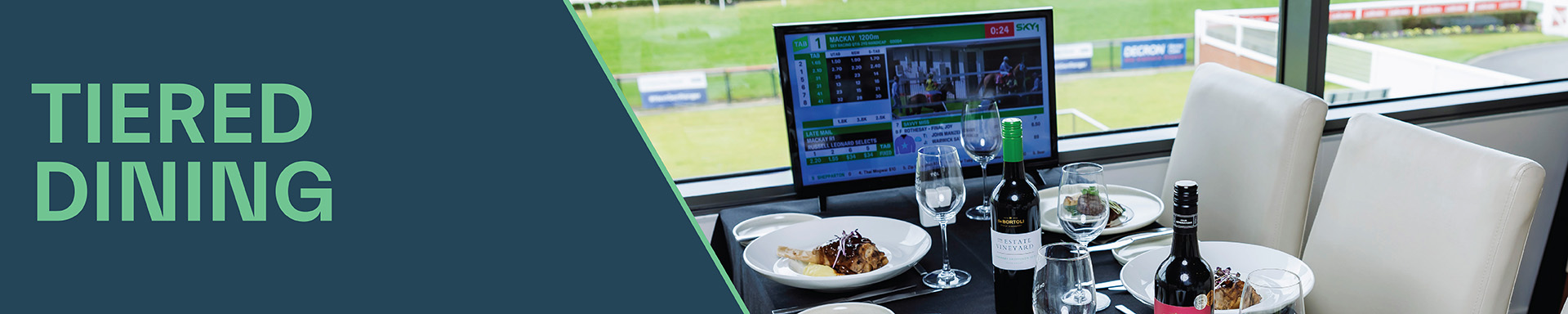 Tiered Dining Banner